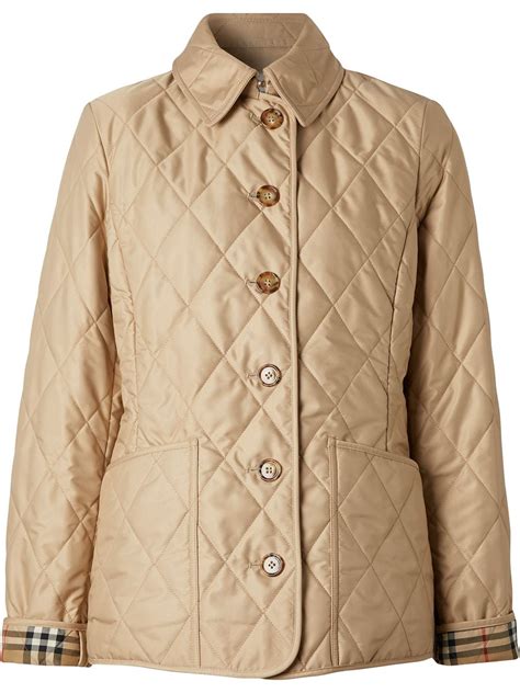 burberry quilted jacket snap button|Quilted Thermoregulated Jacket in Black .